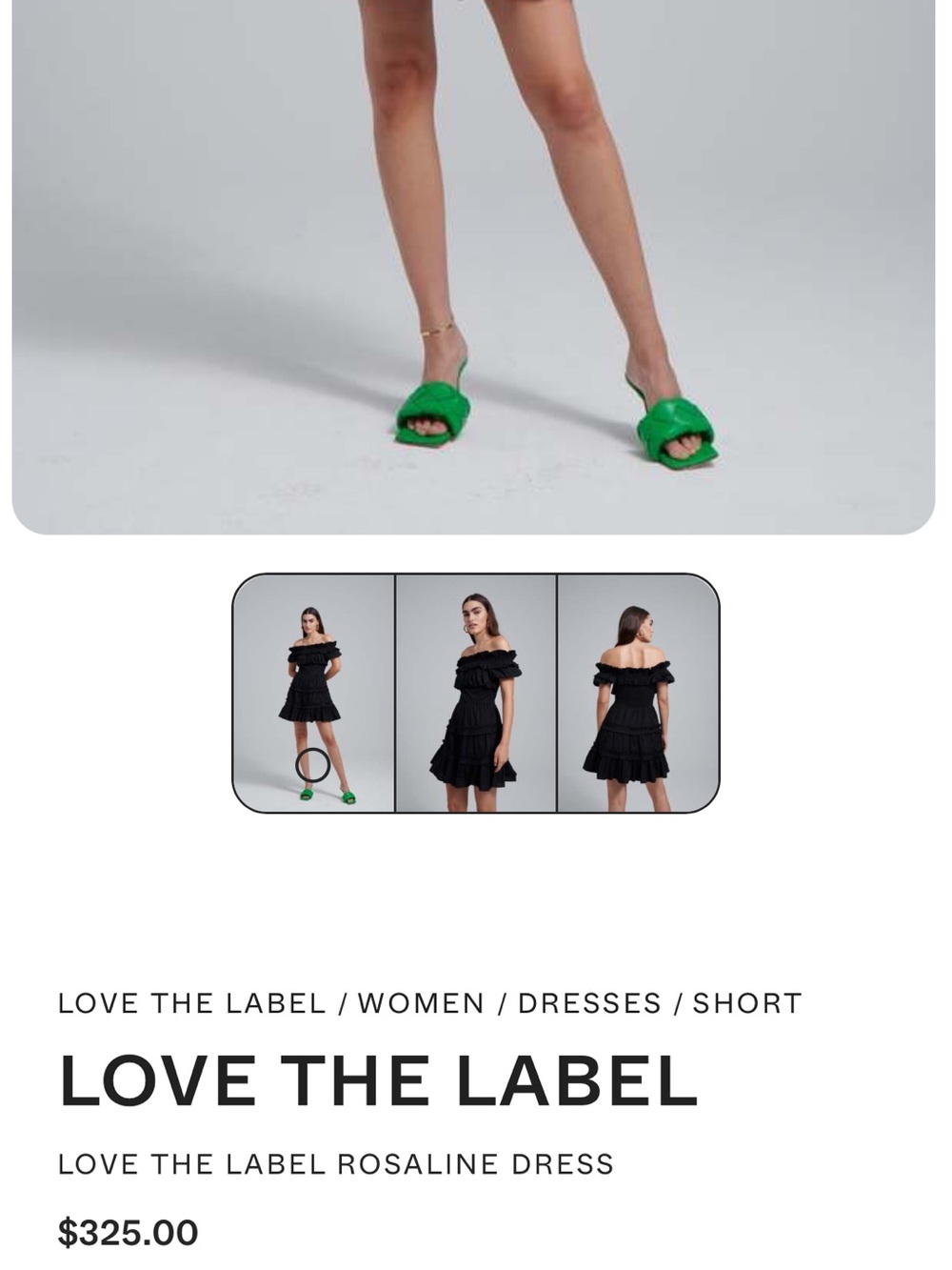 LOVE THE LABEL ROSALINE DRESS - Picture 5 of 5